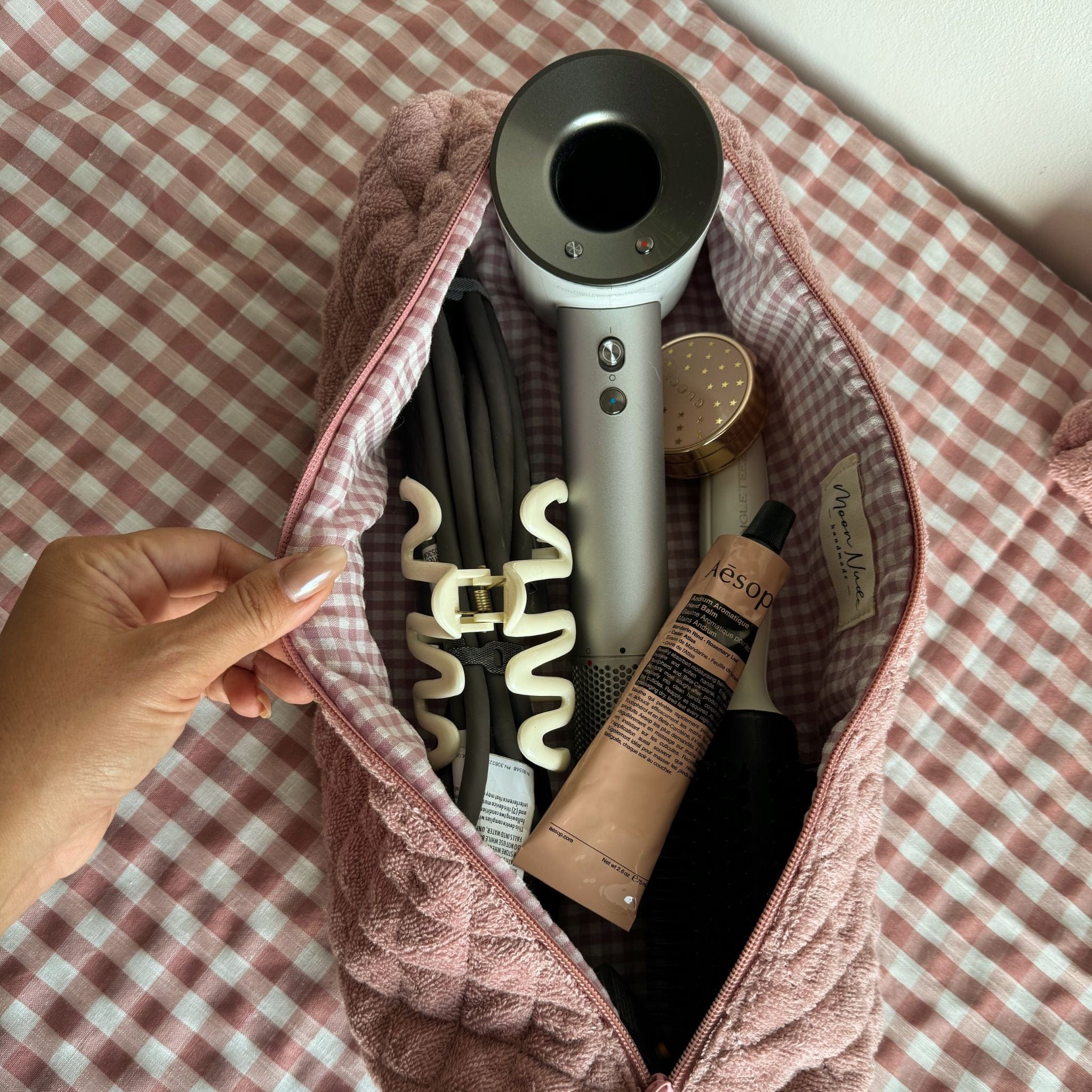 Blush Hair Tool Bag - Image 3