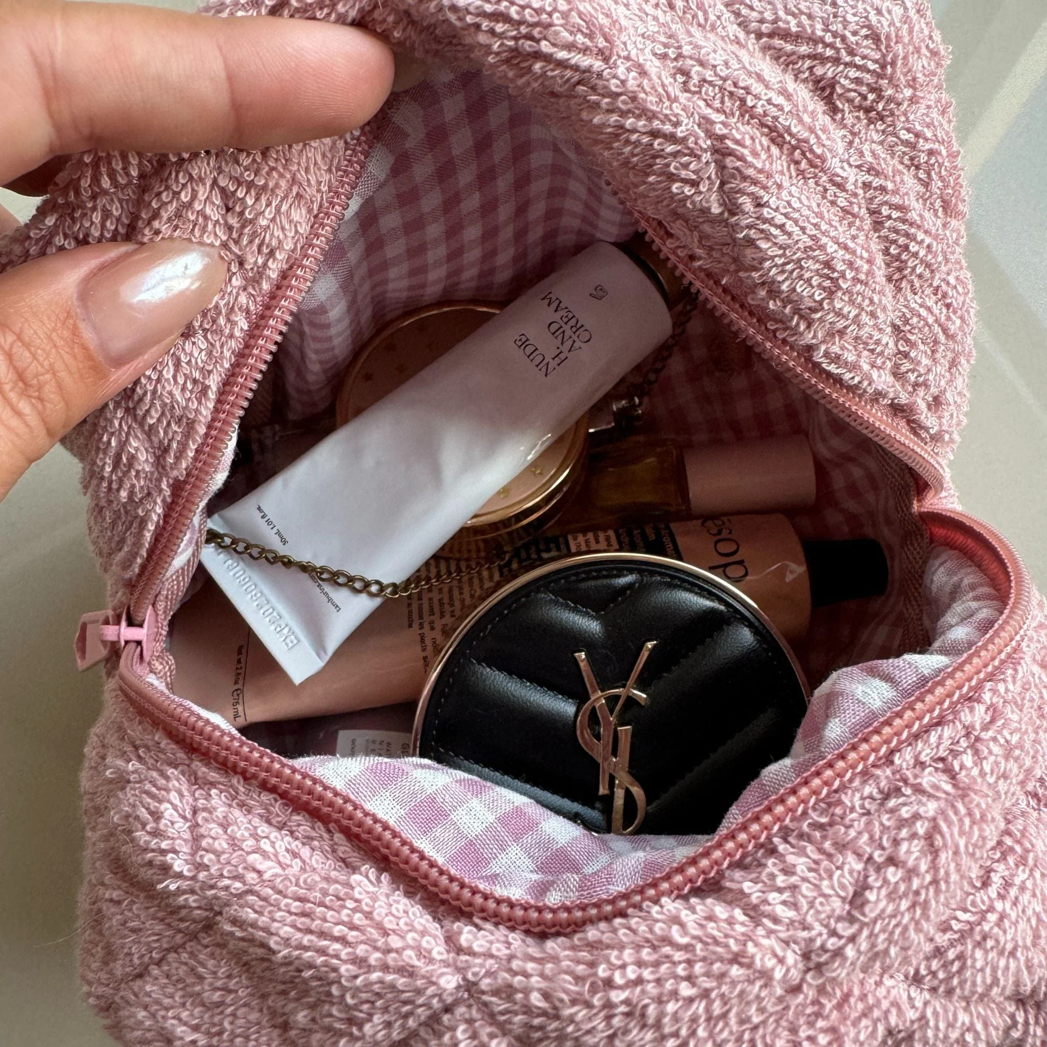 Blush Mini Makeup Bag - Image 4