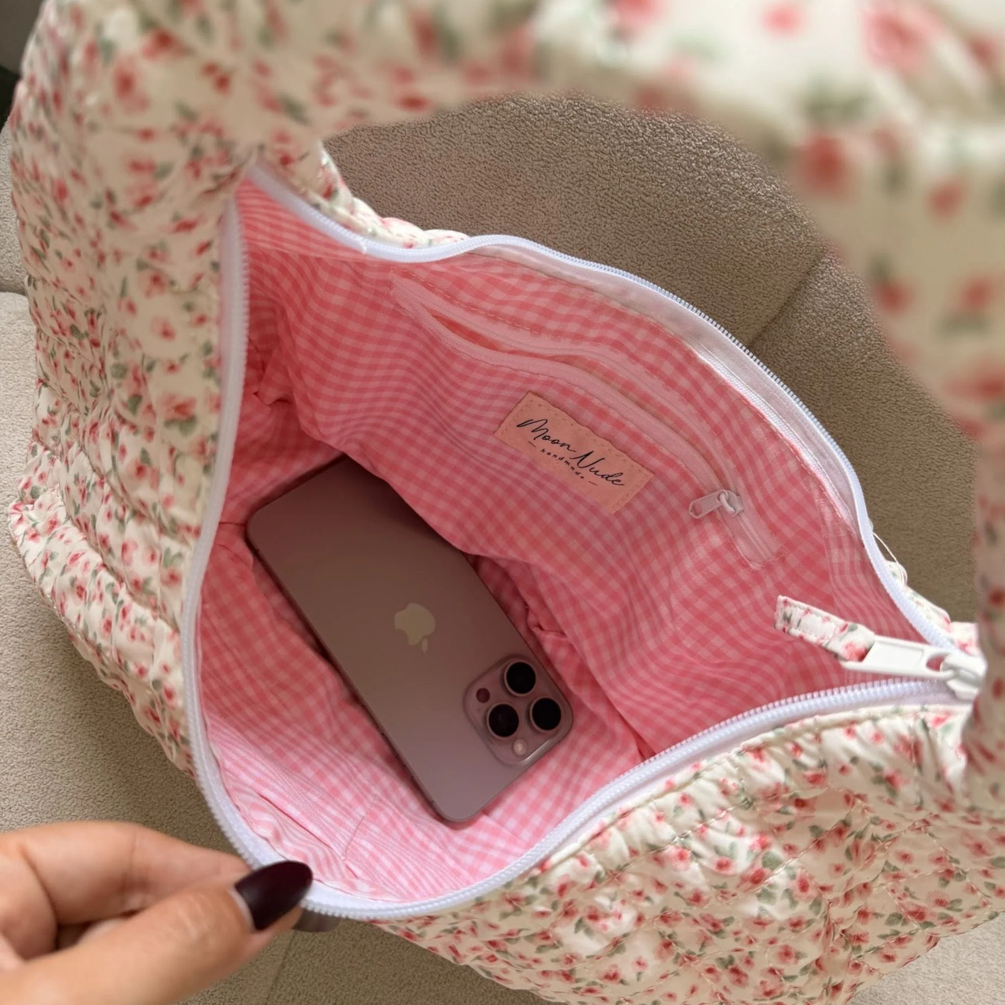 Peony Hoop Bag - Image 4