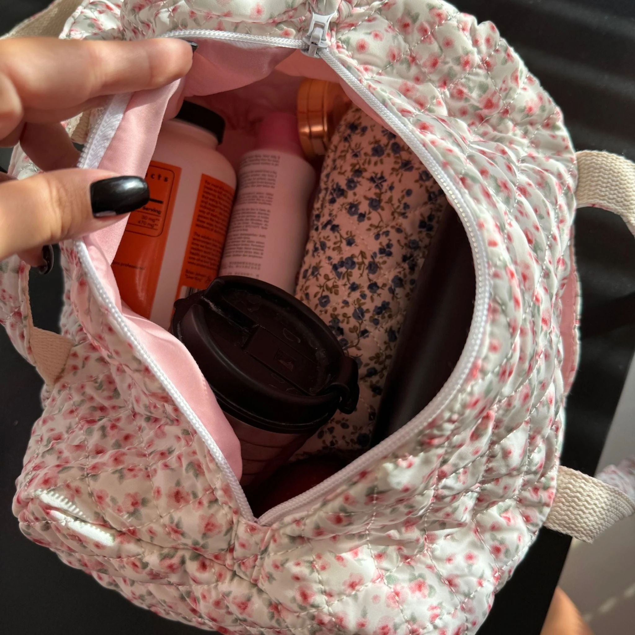 Peony Mini Duffel Bag - Image 6