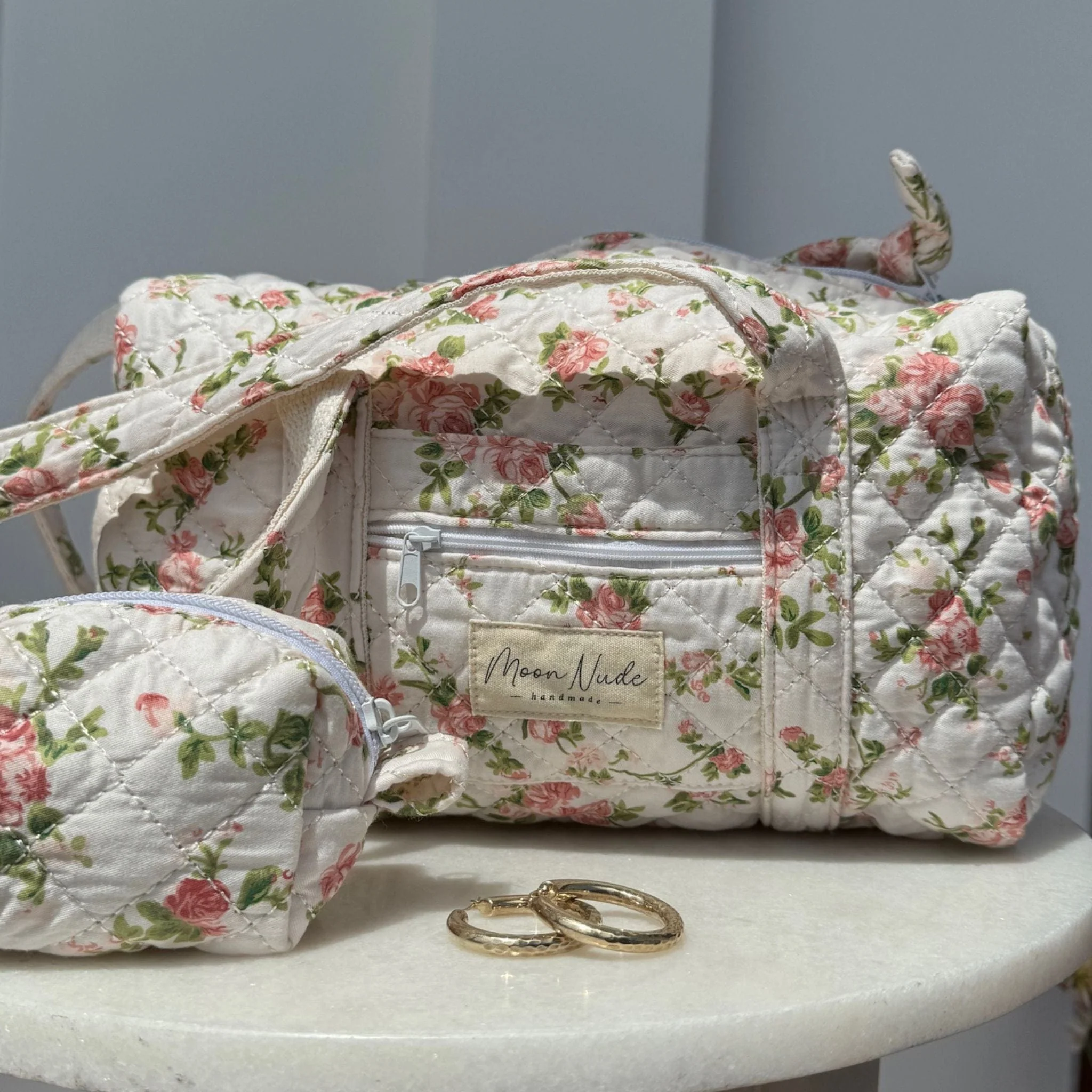 Roze Mini Duffel Bag - Image 4