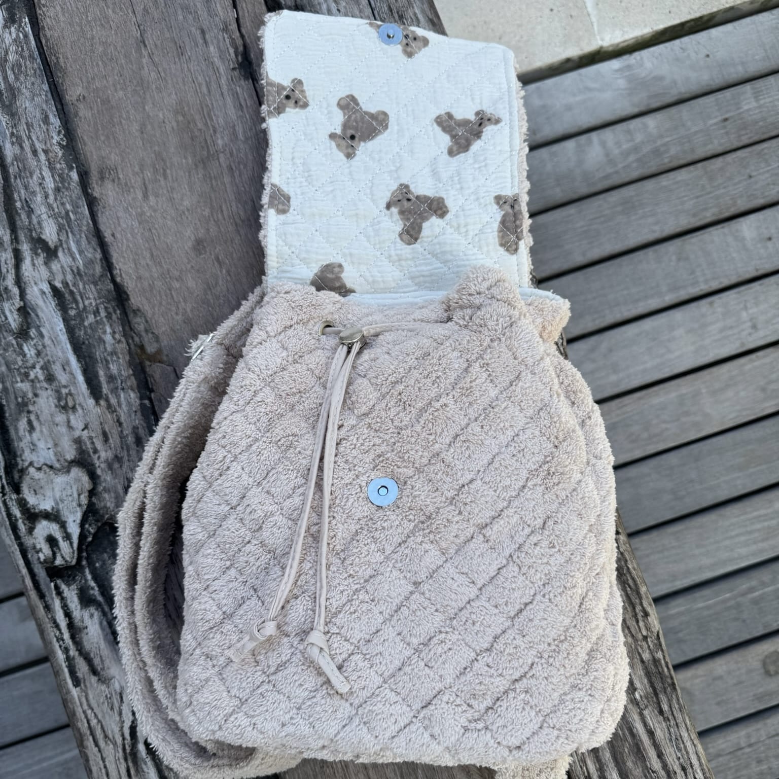 Teddy Flap Backpack - Image 2