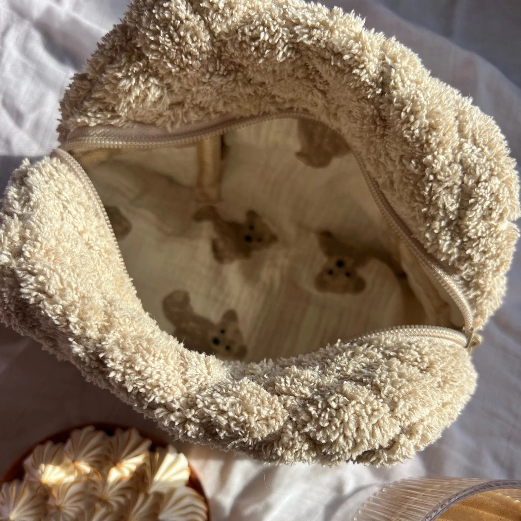Teddy Mini Makeup Bag - Image 4
